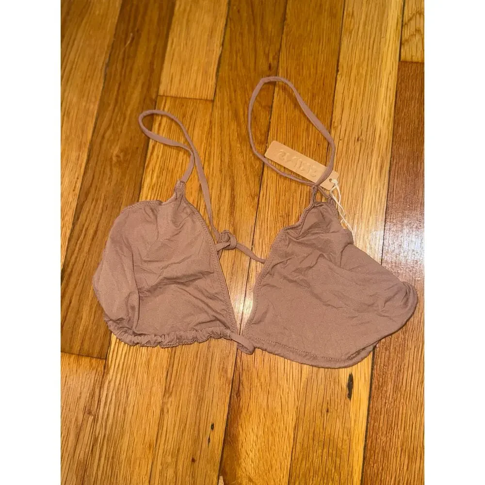 SKIMS Size 2X Micro Cording String Triangle Bra SIENNA BR-TRI-1405 NWT